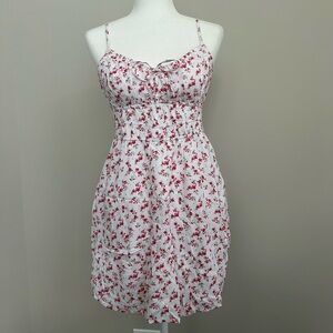 Hollister cinch waisted floral dress